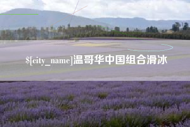 三亚温哥华中国组合滑冰