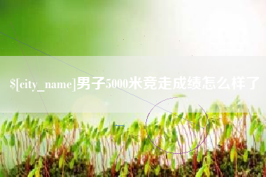三亚男子5000米竞走成绩怎么样了