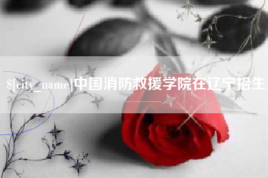 三亚中国消防救援学院在辽宁招生
