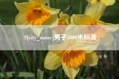 三亚男子5000米标准