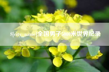 三亚全国男子5000米世界纪录