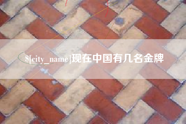 三亚现在中国有几名金牌