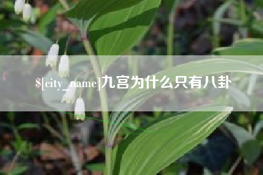 三亚九宫为什么只有八卦