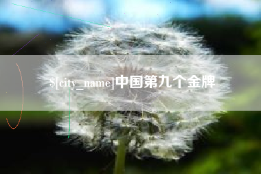 三亚中国第九个金牌