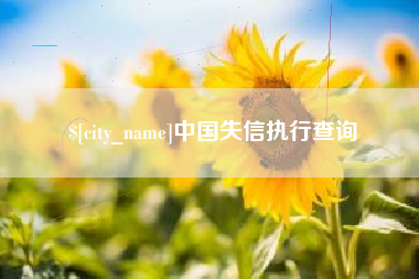 三亚中国失信执行查询