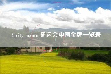 三亚冬运会中国金牌一览表