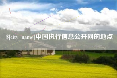 三亚中国执行信息公开网的地点