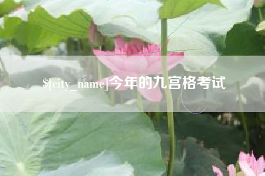 三亚今年的九宫格考试