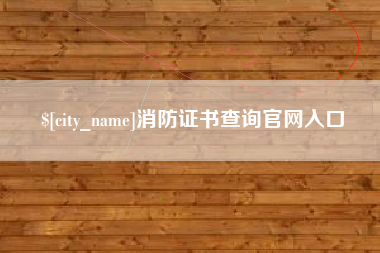 三亚消防证书查询官网入口