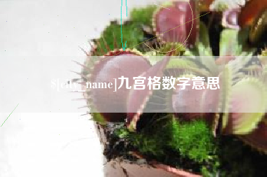 三亚九宫格数字意思