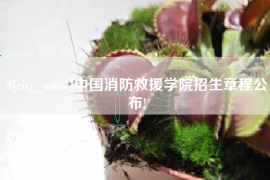 三亚中国消防救援学院招生章程公布!